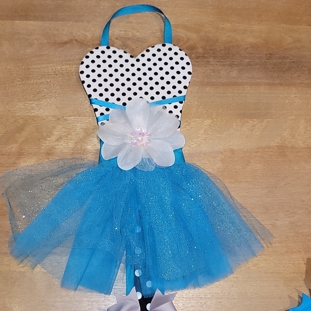 NWT Polka Dot Tulle Tutu BOW HOLDER - Picture 3 of 5
